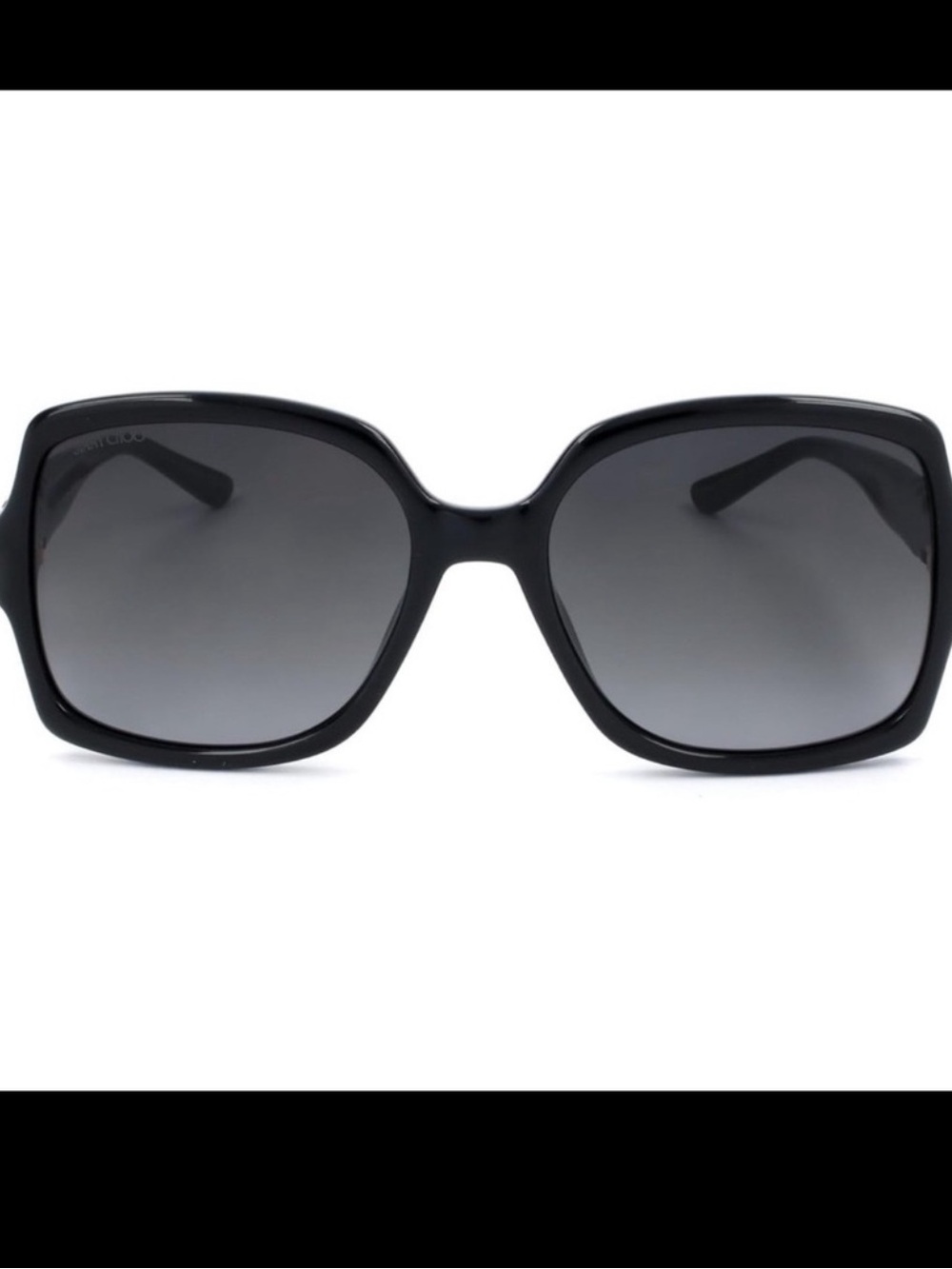 Authentic Jimmy Choo Chic Sammy G 55mm Black Sunglasses NWT! - Picture 4 of 15